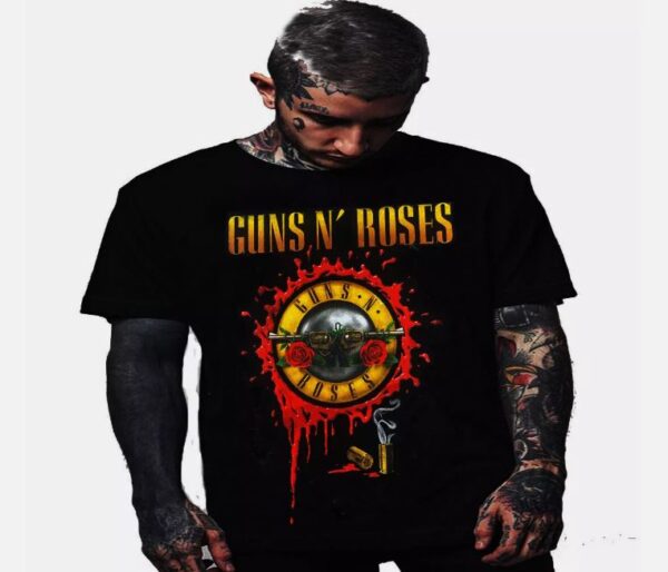 GUNS AND ROSES T SHIRTS MEN'S (SIZE M)