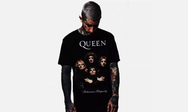 QUEEN BOHEMIAN RHAPSODY ROCK T SHIRTS (SIZE L)