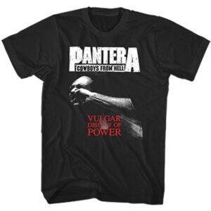PANTERA VULGAR DISPLAY OF POWER (SIZE L) BLACK T-SHIRTS
