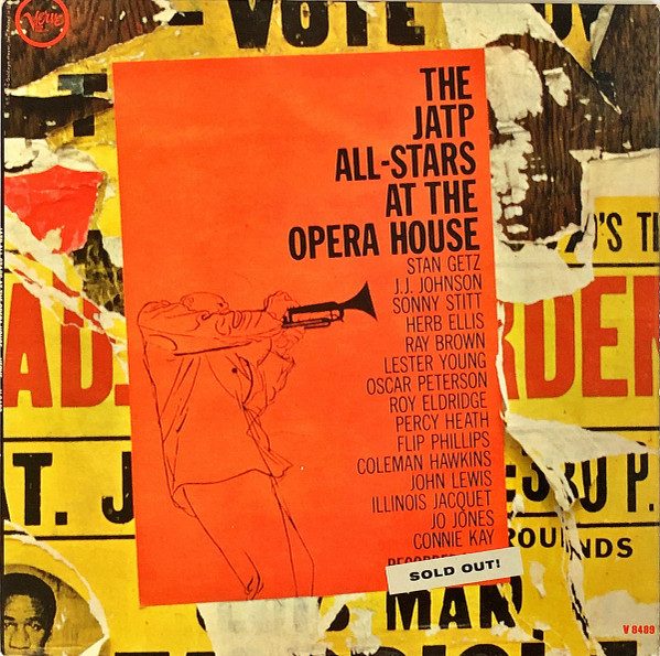 Jazz At The Philharmonic – The JATP All-Stars At The Opera House LP VG+ Pre-Owned