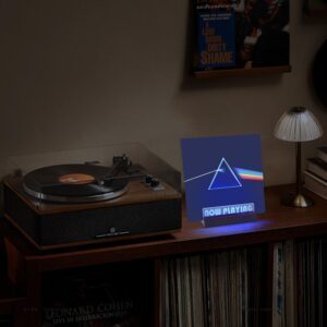 Soporte para Disco de Vinilo en Reproducción ("Now Playing") con Luz LED – Exhibidor de Discos de Vinilo. (New)
