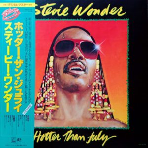 Stevie Wonder = スティービー・ワンダー – Hotter Than July = ホッター・ザン・ジュライ LP VG+ Pre-Owned No, the original OBI strip is not included